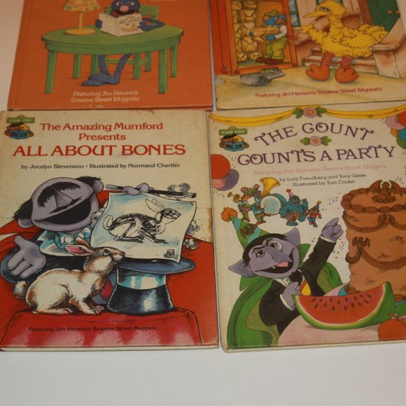 Lot of 5 Books - The Sesame Street Book Club - Hardcover - 1980s - Picture 4 of 4